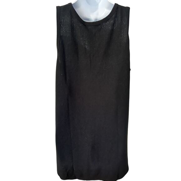 NWT White Birch Oversized Black Ribbed Tank Top β Size Large oversized - Picture 5 of 6
